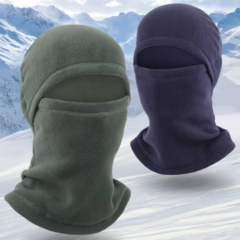 Winter Warm Polar-Fleece Balaclava Unisex Full Face Mask Neck Warmer Cycling Skiing Motorcycling Winter Sports Cap Face Cover