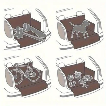 Funda Impermeable Para Asiento De Coche Para Perros, Maletero, Transportador De Coche Para Perros, Alfombrilla De Viaje, Transpo